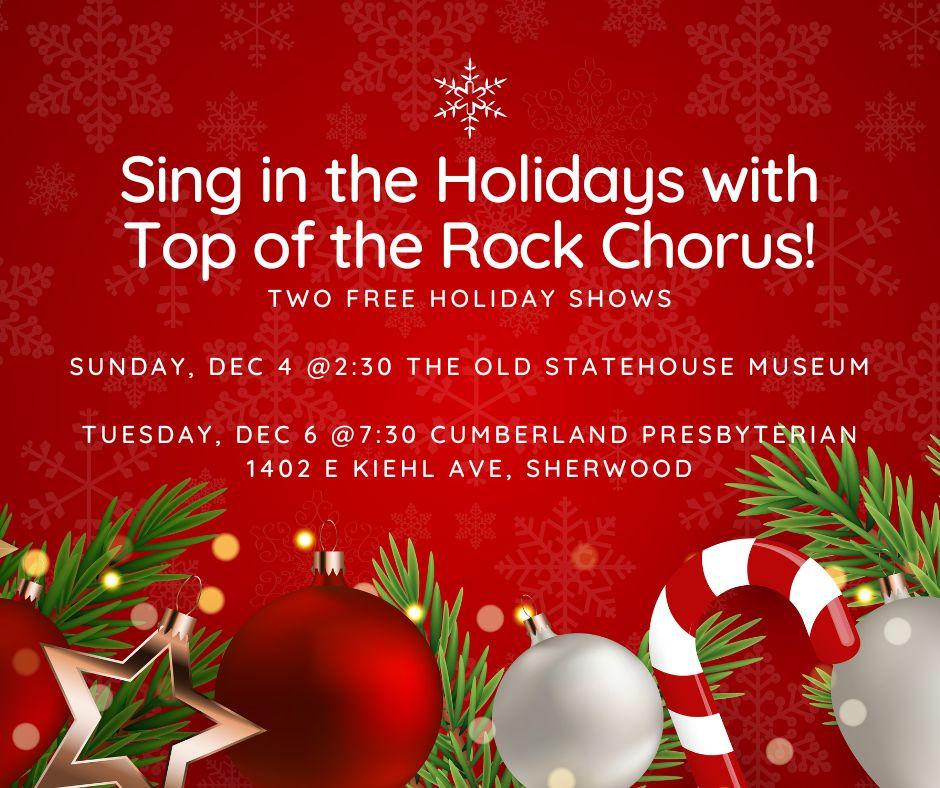 Sing in the Holidays with Top of the Rock Chorus